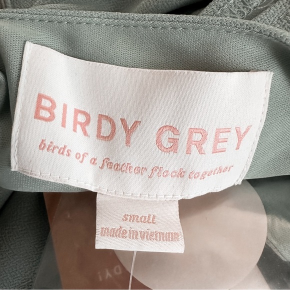 Birdy Grey Hannah Dress in Sage Green Bridesmaid Cocktail Prom - Picture 4 of 5
